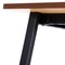 Flash Furniture Redmond 48x24 Conf Tbl w/1in. Thick Dbl Sided Laminate Tbl Top w/PVC and A-Frame Steel Bse, Walnut MT-M4824-WLT-ABF-GG - alternate 2